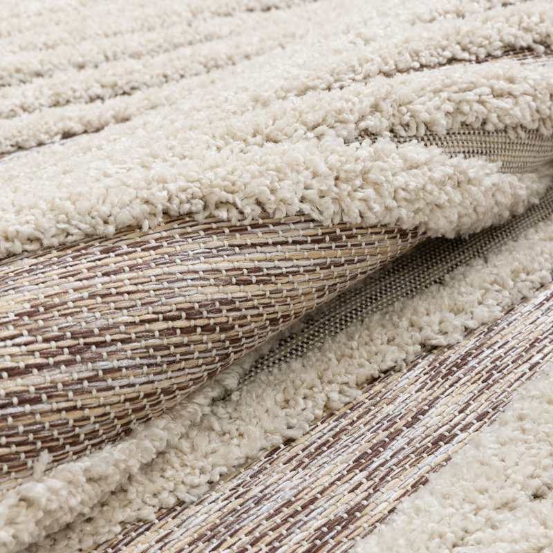 Bellagio Geometric Synthetic Hand Woven Area Rug, Rectangle 300 x 240 cm