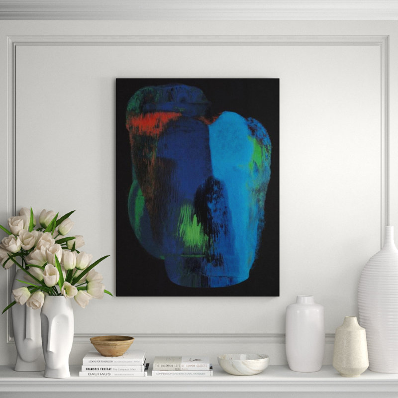 Jade I Print by FORM Design Studio, Image Brush Gel, 40" H x 30" W