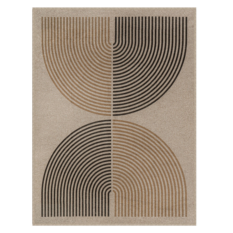Tapis de jute moderne pour l'extérieur, Rectangle 9 pi x 12 pi