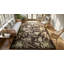 Tapis luxueux en laine noué à la main brun et or Elena 10 pi 0 po x 14 pi 0 po-131972255