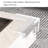 Simple rectangular rock slab floating coffee table-104732910