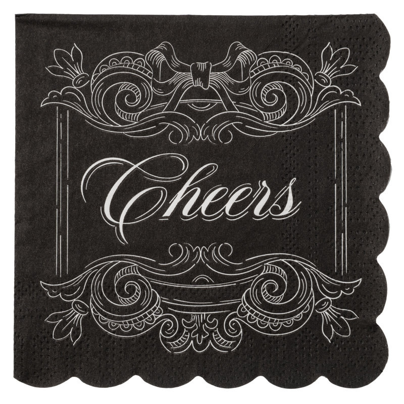 Serviettes à cocktail en papier Cheer