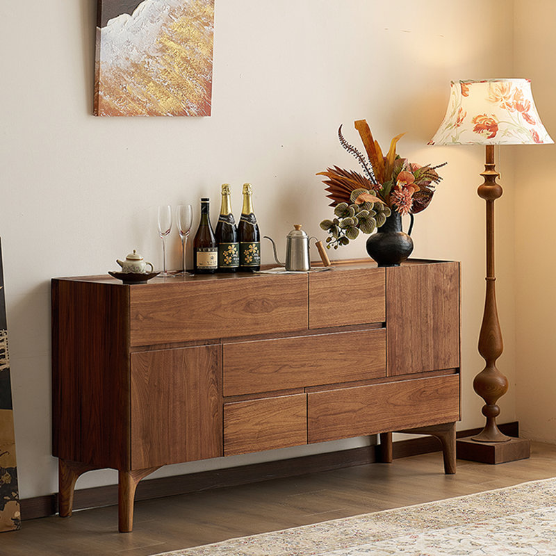 Black Walnut Nordic Accent Cabinet