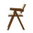 Mila Rattan Solid Wood Dining Chairs, Walnut-1922918480
