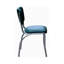 Chaise de salle à manger rembourrée rétro-18787842
