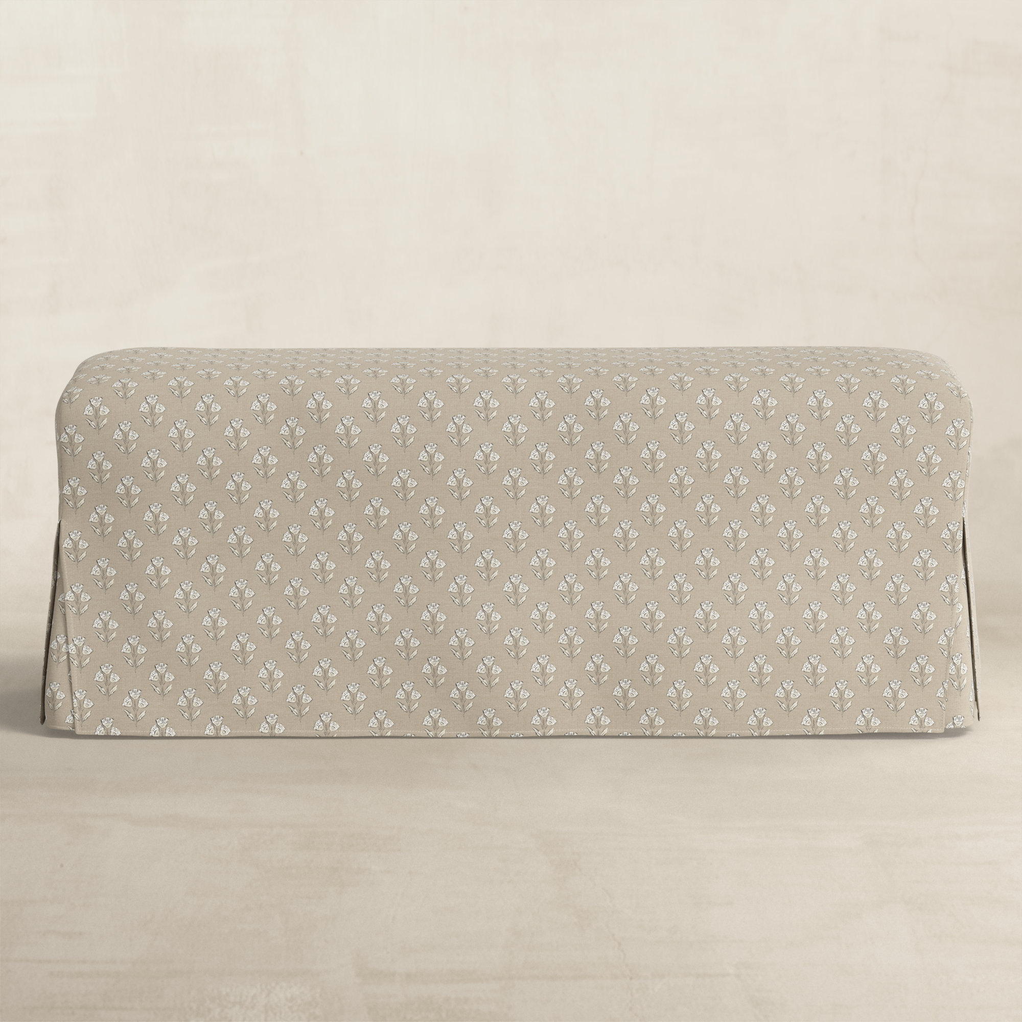 Bench, Tan Floral