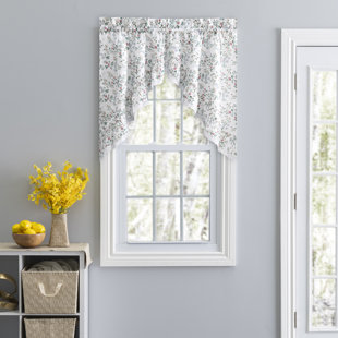 Floral Swag Window Valance