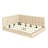 Full Size Upholstered Daybed/Sofa Bed Frame-Beige, Velvet-1436957899