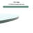 20.1*20.1*0.23" Tempered Glass Table Top, Clear, 1/4" Thick, Functional And Wear- Surface, To Heat, Corrosion, Impact, For Different Tables Smooth Edge Craftsmanship, Wear, Uses-156315035