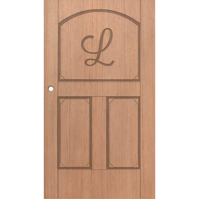 Porte standard en bois massif 80 po