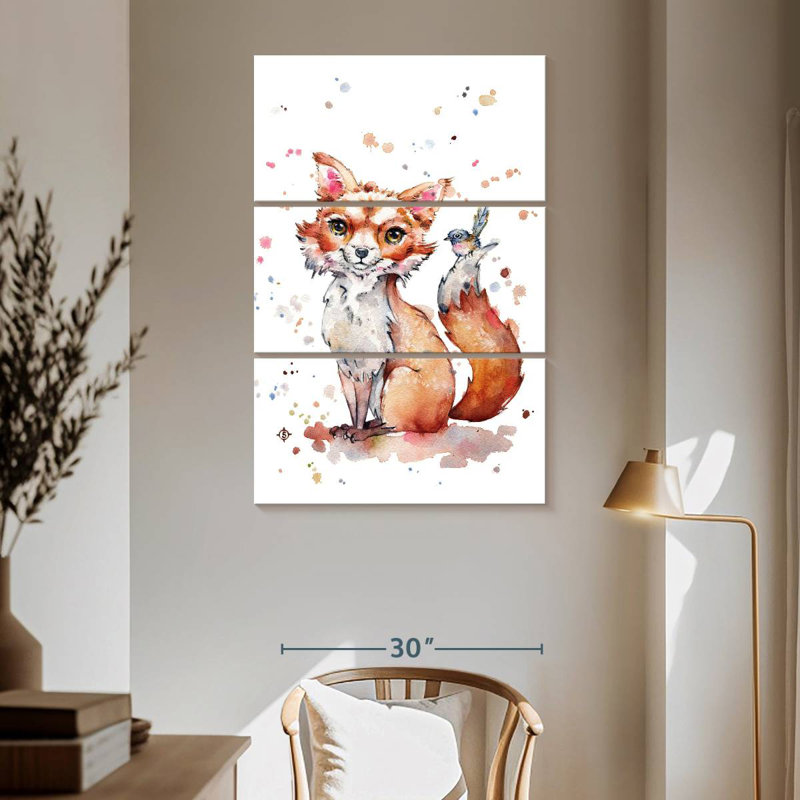 Brampt Sweet Fox, 65" H x 42" W