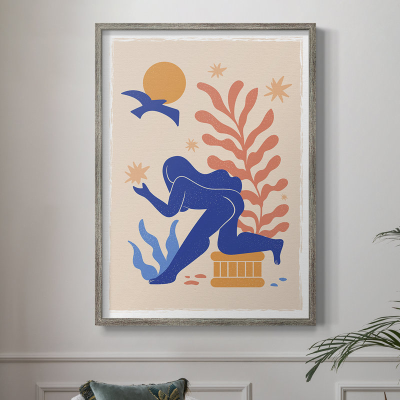Matisse CECLXV, reproduction d'art encadrée - bois massif, H 11 po x l 9 po