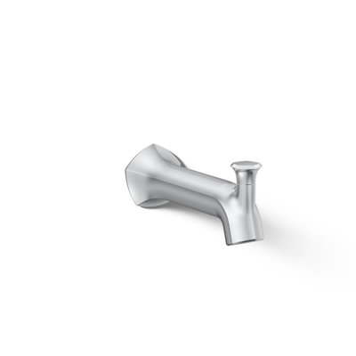Wall-Mount 8 In. Diverter Bath Spout With Straight Design