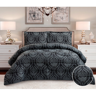 Bridal Jacquard Bedspread With Pillow Sham Set, Floral Printed Coverlet, Decorative Luxury All-Season Bedding