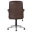 Fauteuil de direction pivotant en similicuir à dossier moyen