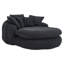 Fauteuil à billes surdimensionné avec 3 grands coussins, 2 petits enveloppements, tissu chenille, convient à de multiples décors de conception ergonomique moelleuse, idéal pour les dortoirs et les salles de jeux-130530827