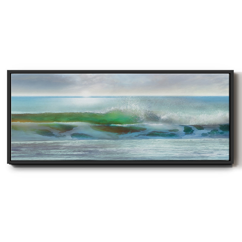 Shining- Framed Canvas, 8" H x 20" W