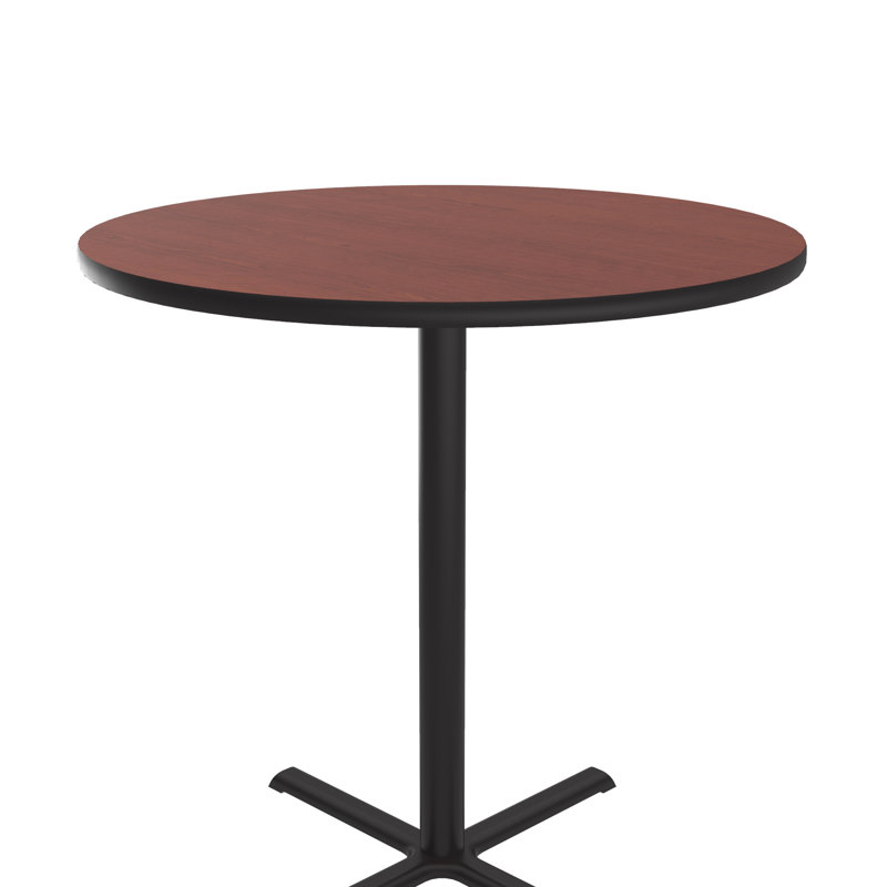Plateau de table biseauté 48 po Correll, Noir, 48"