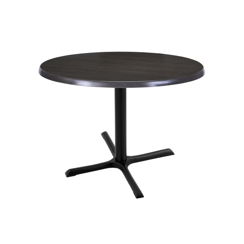 30" Tall, Indoor/Outdoor Table, Charcoal, 30" L x 30" W