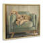 «Labradoodle Lounging on Canapé», art mural encadré par Floater, par Ethan Harper-904075852-904824895
