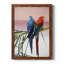 Palm Parrots - Peinture sur toile encadrée-109329977-109330378