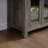 Ellington 70"W Gray Walnut Finish Fireplace TV Stand Console With Heater, LED Light, Cabinets, Shelves