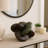Sculptural Marble Decorative Object with Interlocking Design for Living Room Decor - Modern Home Accent for Coffee Table, or Home Decoration - White-946809307