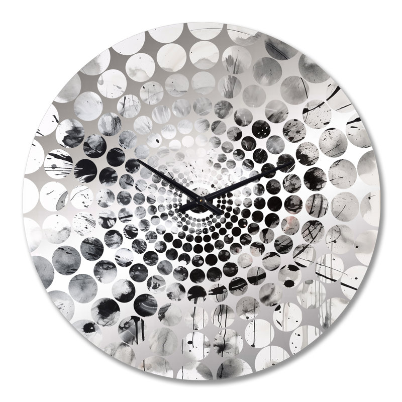Horloge murale géométrique abstraite Haylee, Très grand