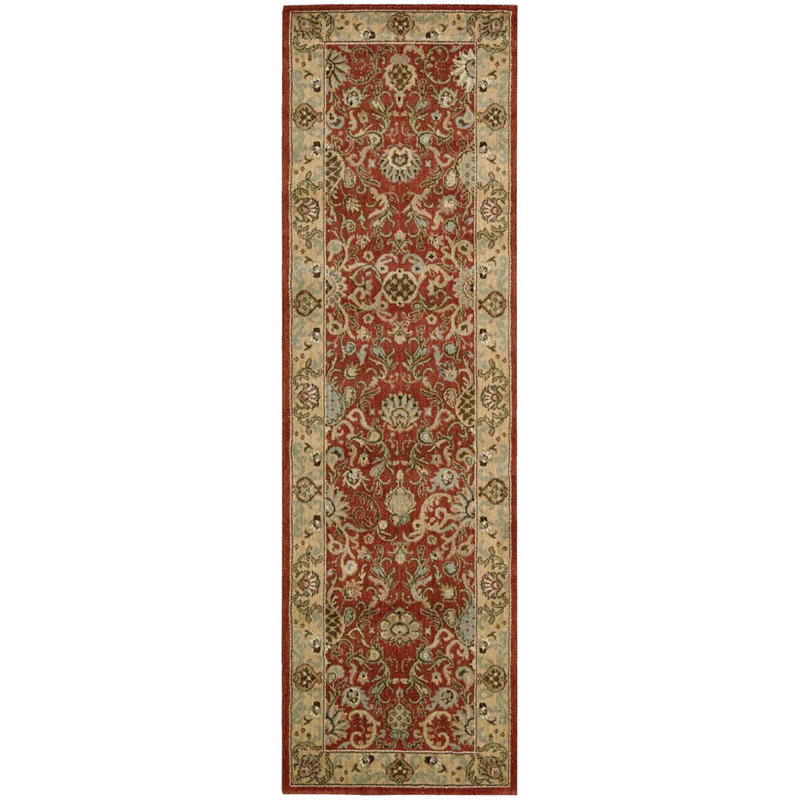 Surgener Wool Oriental Indoor Rug, Runner 2'3" x 7'9"
