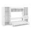 Grand lit escamotable avec placard, tiroirs et tablettes-2116358355-2116358348