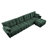 Chenille Modular Sectional Sofa