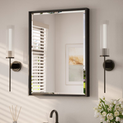 Areiona Beveled Bathroom Accent Vanity Mirror
