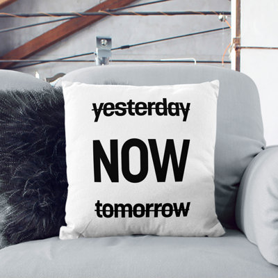 Now Square Throw Cushion