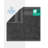 100% Cotton Turkish  Washcloth Set, 4 Piece Soft, Absorbent Wash Rag Small Towels-1966824837