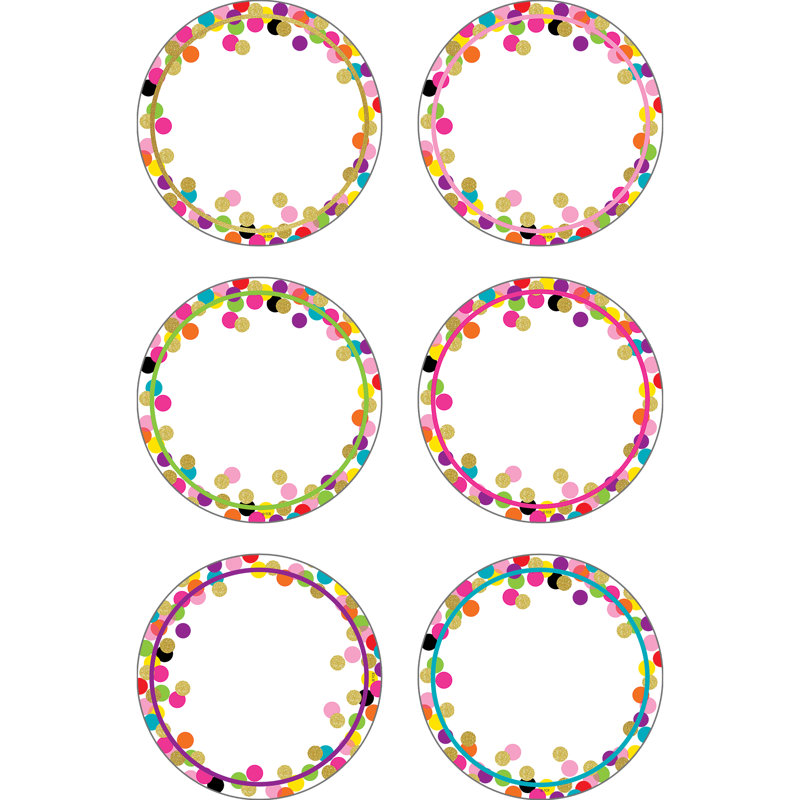 Confettis cercles décoratifs