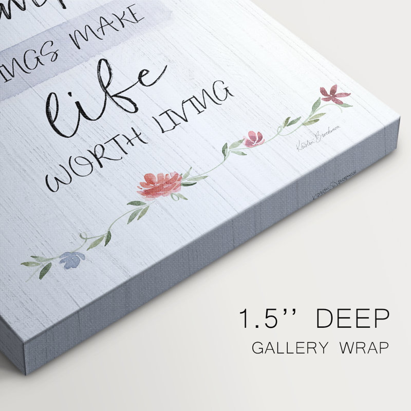 The Simple Things-Premium Gallery Wrapped Canvas -Ready to Hang, 18" H x 12" W