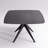Dixson 45.3" W 4-Person Square Solid Wood Dining Table With Metal Legs, Black-867759539-1023592131