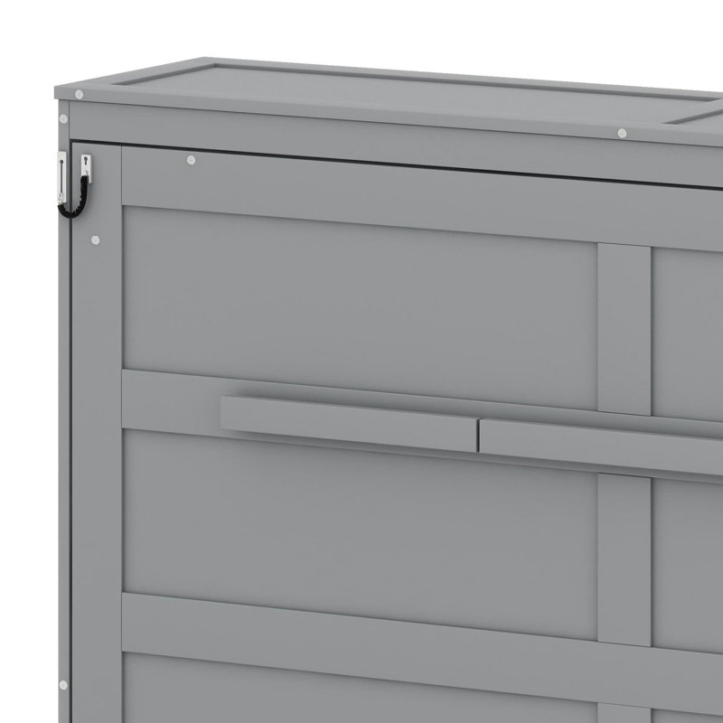 Murphy Bed, Gray, Full