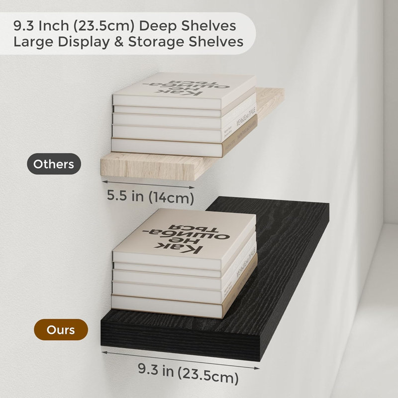 Floating Shelf, Black