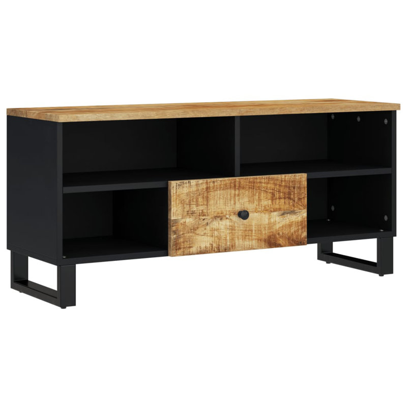 Essoura TV Stand for TVs up to 43", Light Brown