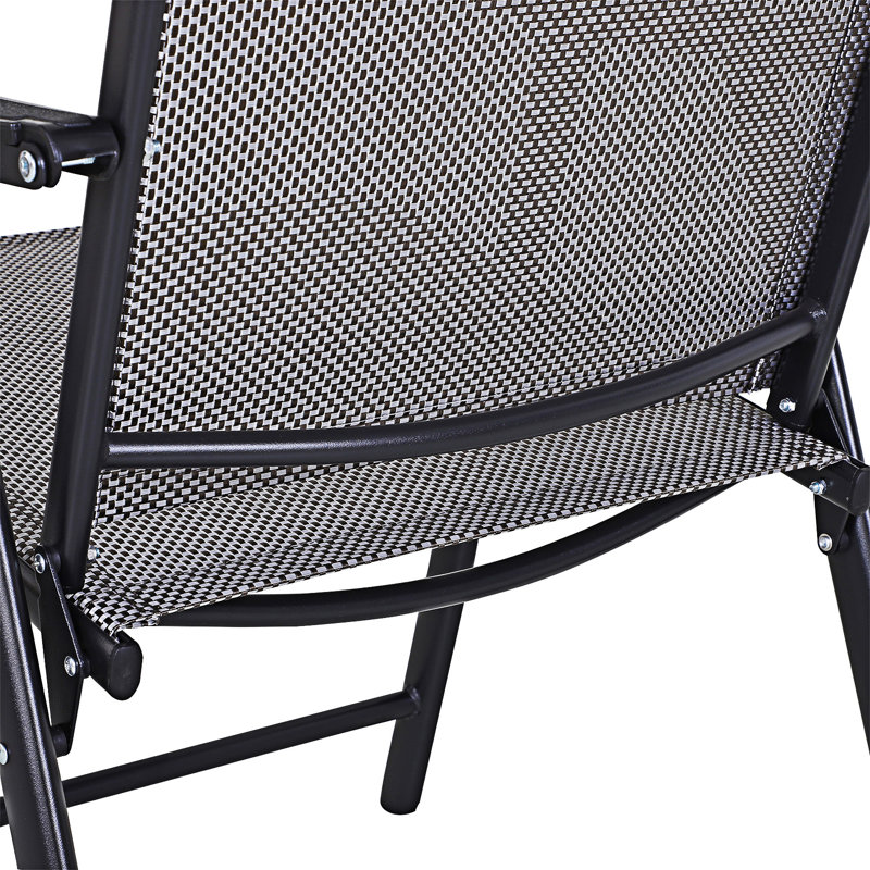 Ensemble de 2 chaises de patio pliantes