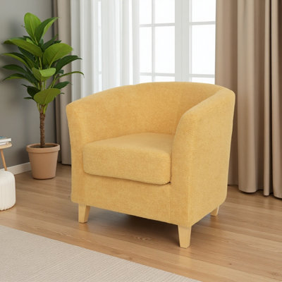 Fauteuil club en tissu