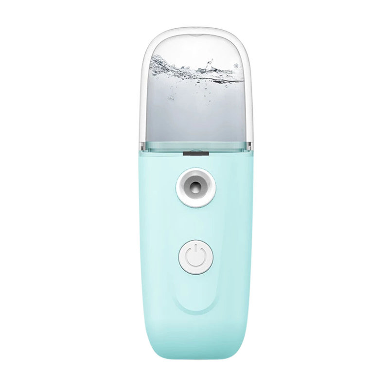 New Humidificateur pour le visage hydratant à pulvérisation froide à main, Sky Blue