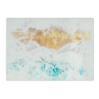 Tempered Glass Beach on the Almafi Coast Chopping Board