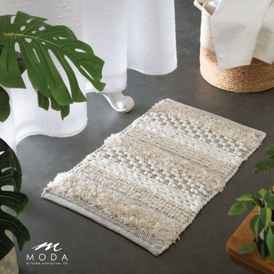Ankara Cotton Blend Bath Mat