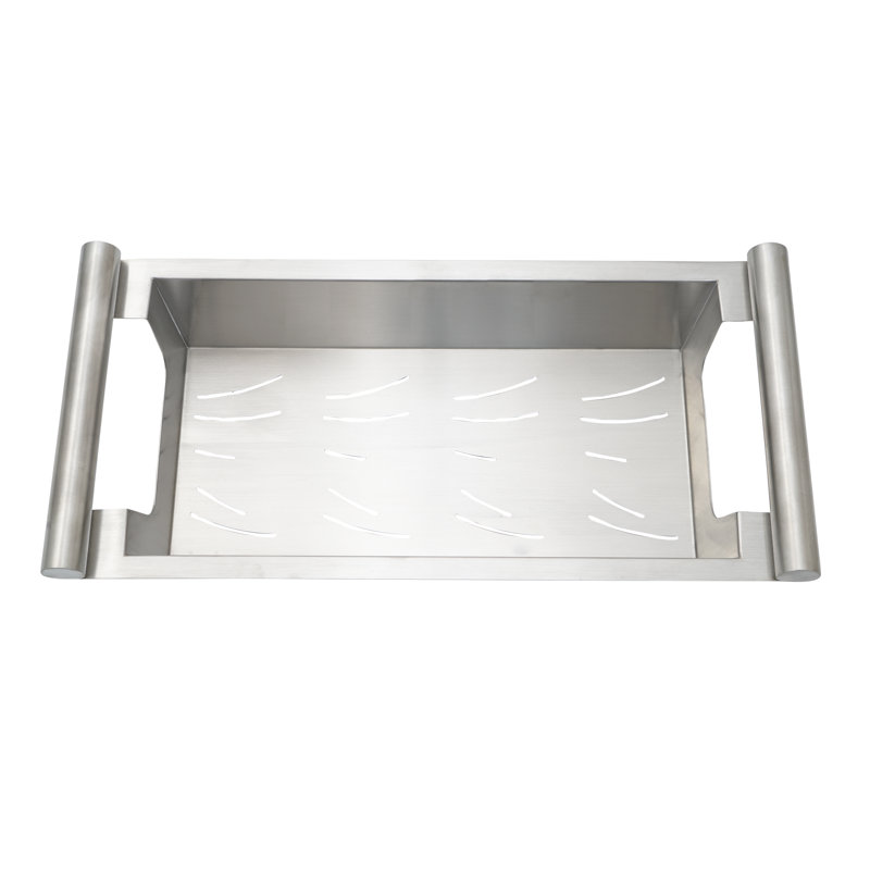 Boann Stainless Steel Over The Sink Strainer, 4" H x 17.8" W x 8.5" D 