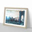 Brooklyn Bridge and New York Skyline - Picture Frame Painting Print-55513084-55513089