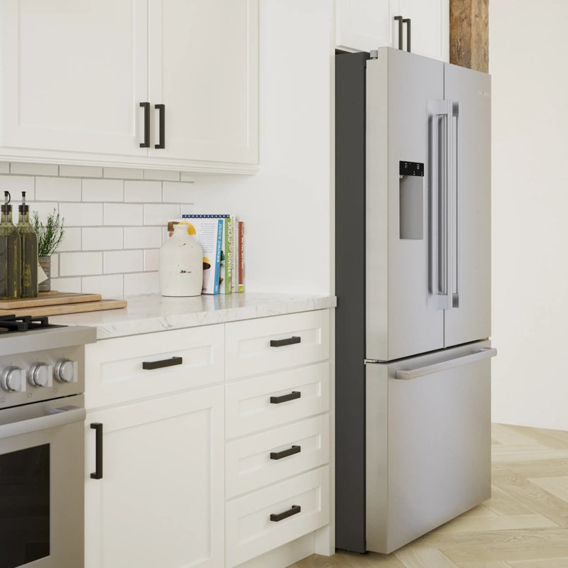 500 Series Free-Standing Fridge-Freezer, Stainless Steel