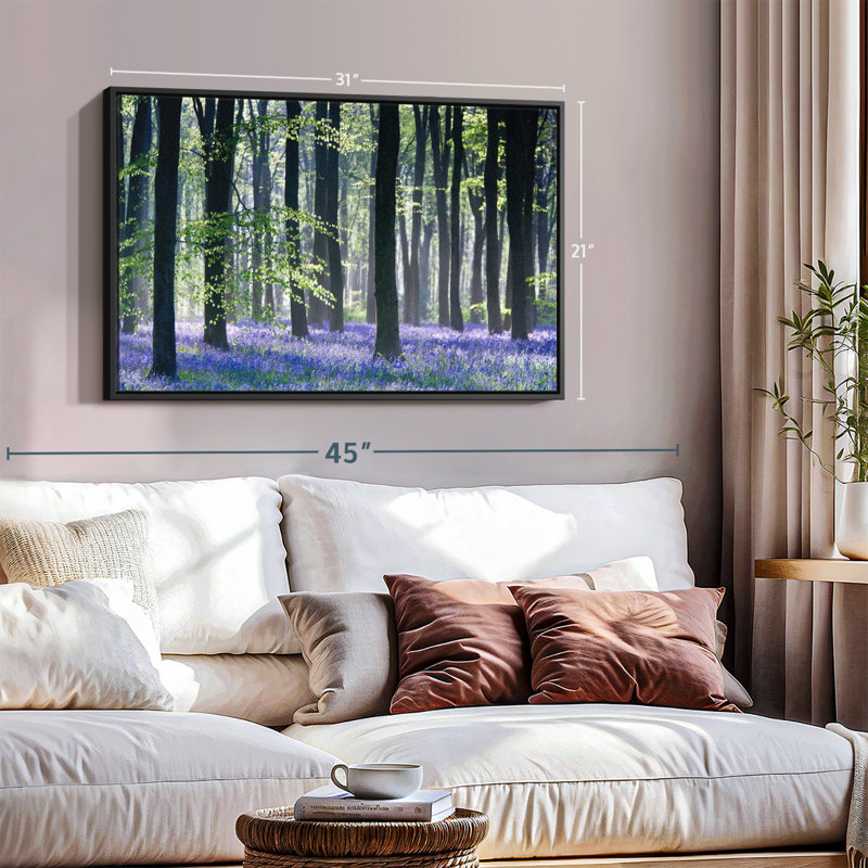 Impression sur toile Bluebell Vision, H 21 po x l 31 po