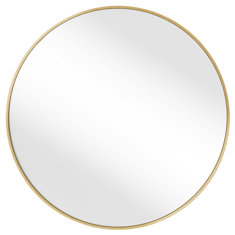 Miroir de salle de bain Angelrose, 24" X 24", Doré